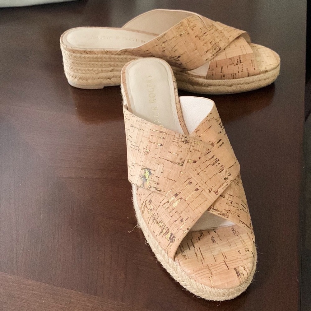 Jack Rogers Cork Wedges